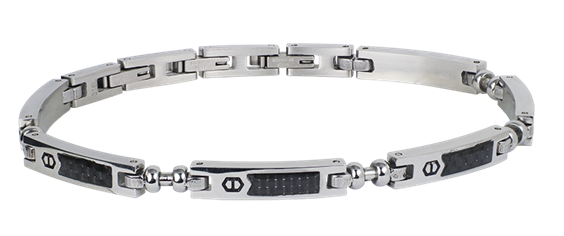 Bracelet Rosso Amante Man in Steel UBR808NB - UBR808NB